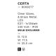 Aplice, corpuri de iluminat pentru pereti - Aplica de perete design modern Certa