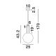 Pendule, Lustre suspendate - Pendul, Lustra design modern Entero auriu