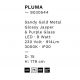 Pendule, Lustre suspendate - Pendul LED, Lustra design modern Pluma verde/ violet