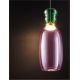 Pendule, Lustre suspendate - Pendul LED, Lustra design modern Pluma verde/ violet