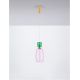 Pendule, Lustre suspendate - Pendul LED, Lustra design modern Pluma verde/ violet