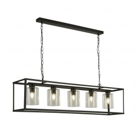 Pendule, Lustre suspendate - Lustra suspendata metal stil industrial decorativ Belle 5L