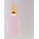 Pendule, Lustre suspendate - Pendul LED, Lustra design modern Pluma galben/ roz
