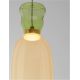 Pendule, Lustre suspendate - Pendul LED, Lustra design modern Pluma verde deschis/ galben