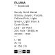 Pendule, Lustre suspendate - Lustra cu 4 pendule LED design modern Pluma multicolor
