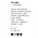 Pendule, Lustre suspendate - Lustra cu 4 pendule LED design modern Pluma multicolor