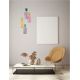 Pendule, Lustre suspendate - Lustra cu 4 pendule LED design modern Pluma multicolor