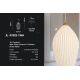 Pendule, Lustre suspendate - Lustra suspendata design vintage cu abajur ceramic Belle