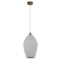 Lustra suspendata design vintage cu abajur ceramic Belle