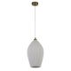 Pendule, Lustre suspendate - Lustra suspendata design vintage cu abajur ceramic Belle