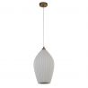 Lustra suspendata design vintage cu abajur ceramic Belle