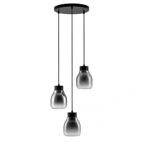 Pendule, Lustre suspendate - Lustra cu 3 pendule design modern Blaku