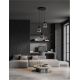 Pendule, Lustre suspendate - Lustra cu 3 pendule design modern Blaku