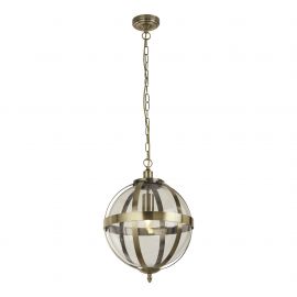 Pendule, Lustre suspendate - Lustra/Pendul stil vintage decorativ Belle metal antique