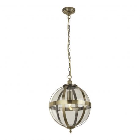 Pendule, Lustre suspendate - Lustra/Pendul stil vintage decorativ Belle metal antique