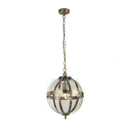 Pendule, Lustre suspendate - Lustra/Pendul stil vintage decorativ Belle metal antique