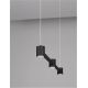 Pendule, Lustre suspendate - Lustra moderna cu 3 spoturi LED Puize