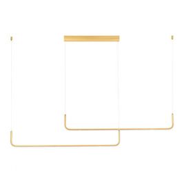 Pendule, Lustre suspendate - Lustra LED suspendata liniara Strita auriu