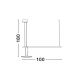 Pendule, Lustre suspendate - Lustra suspendata cu spot LED directionabil Gea