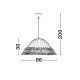 Pendule, Lustre suspendate - Lustra boho style design natural Natu