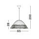 Pendule, Lustre suspendate - Lustra boho style design natural Natu