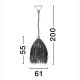 Pendule, Lustre suspendate - Lustra boho style design natural Hay