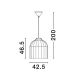 Pendule, Lustre suspendate - Lustra boho style design natural Bola
