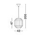 Pendule, Lustre suspendate - Lustra boho style design natural Bola