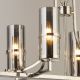 Candelabre, Lustre - Candelabru modern design elegant Belle nickel/fumuriu