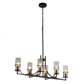 Candelabre, Lustre - Candelabru modern design elegant Belle negru/clar