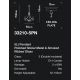 Candelabre, Lustre - Candelabru modern cu 5 brate Belle