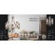 Candelabre, Lustre - Candelabru modern cu 5 brate Belle