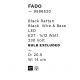 Aplice, corpuri de iluminat pentru pereti - Aplica de perete boho style design natural Fado negru