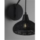 Aplice, corpuri de iluminat pentru pereti - Aplica de perete boho style design natural Fado negru