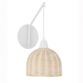 Aplica de perete boho style design natural Fado natur/ alb