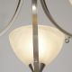 Candelabre, Lustre - Candelabru cu 3 brate design clasic Belle argintiu/alabastru