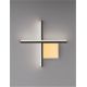 Aplice, corpuri de iluminat pentru pereti - Aplica de perete cu lumina ambientala LED Cross 30cm
