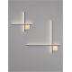 Aplice, corpuri de iluminat pentru pereti - Aplica de perete cu lumina ambientala LED Cross 50cm