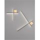 Aplice, corpuri de iluminat pentru pereti - Aplica de perete cu lumina ambientala LED Cross 50cm