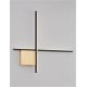 Aplice, corpuri de iluminat pentru pereti - Aplica de perete cu lumina ambientala LED Cross 50cm