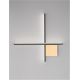 Aplice, corpuri de iluminat pentru pereti - Aplica de perete cu lumina ambientala LED Cross 50cm