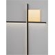 Aplice, corpuri de iluminat pentru pereti - Aplica de perete cu lumina ambientala LED Cross 80cm