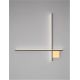 Aplice, corpuri de iluminat pentru pereti - Aplica de perete cu lumina ambientala LED Cross 80cm