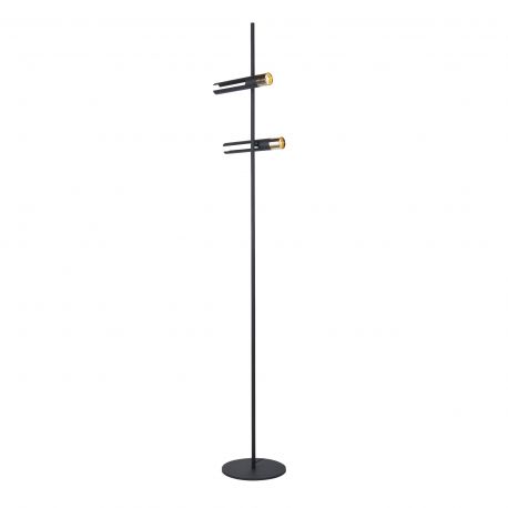 Lampadare - Lampadar/Lampa de podea LED design minimalist Belle negru/auriu