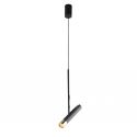 Pendul LED design minimalist Belle negru/auriu