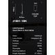 Pendule, Lustre suspendate - Pendul LED design minimalist Belle negru/auriu