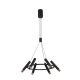 Pendule, Lustre suspendate - Lustra LED suspendata design minimalist Belle negru/auriu