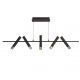 Pendule, Lustre suspendate - Lustra LED suspendata design minimalist Belle negru/auriu