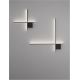 Aplice, corpuri de iluminat pentru pereti - Aplica de perete cu lumina ambientala LED Cross 50cm