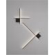 Aplice, corpuri de iluminat pentru pereti - Aplica de perete cu lumina ambientala LED Cross 50cm